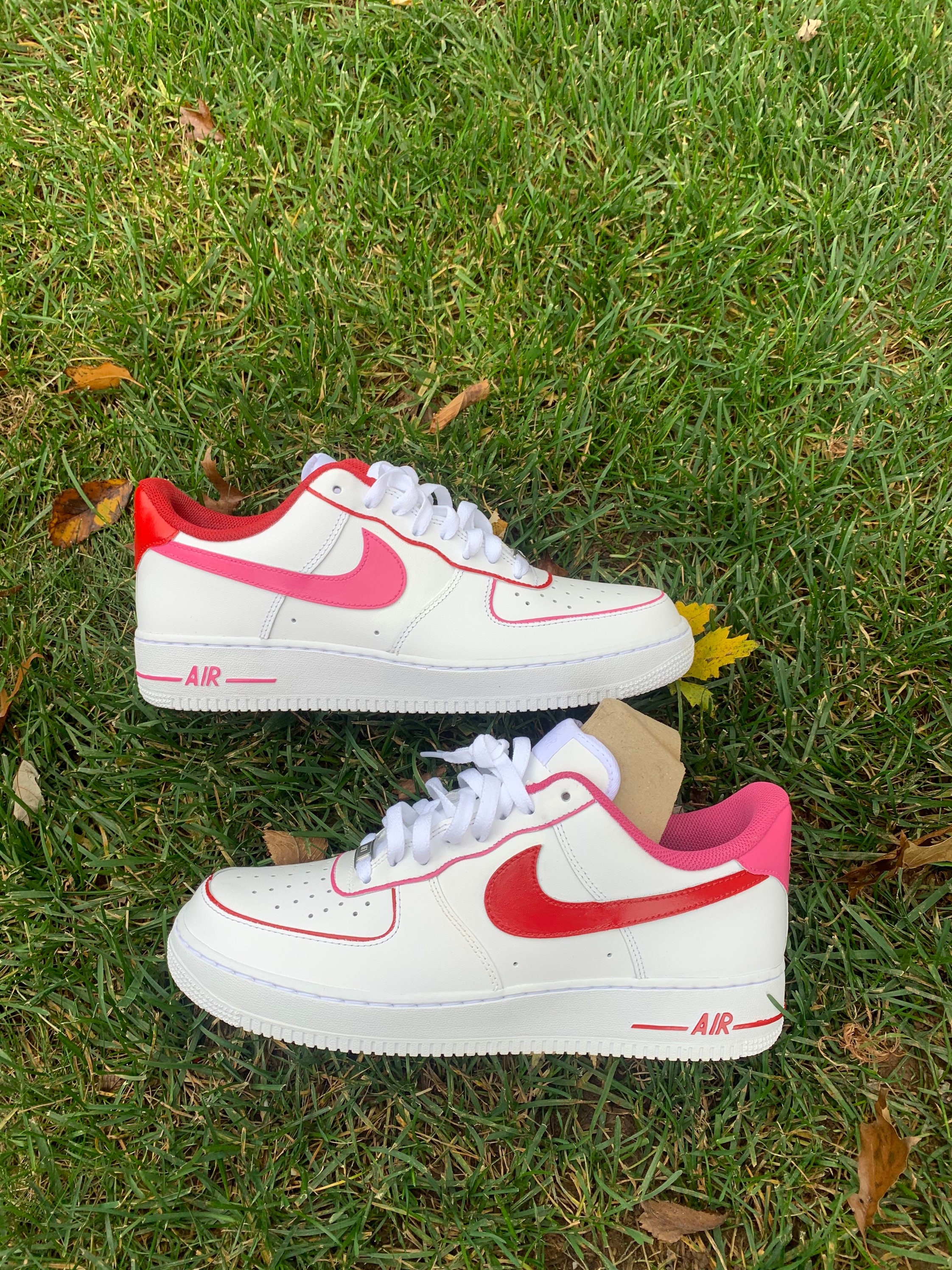 air force 1 blue and pink