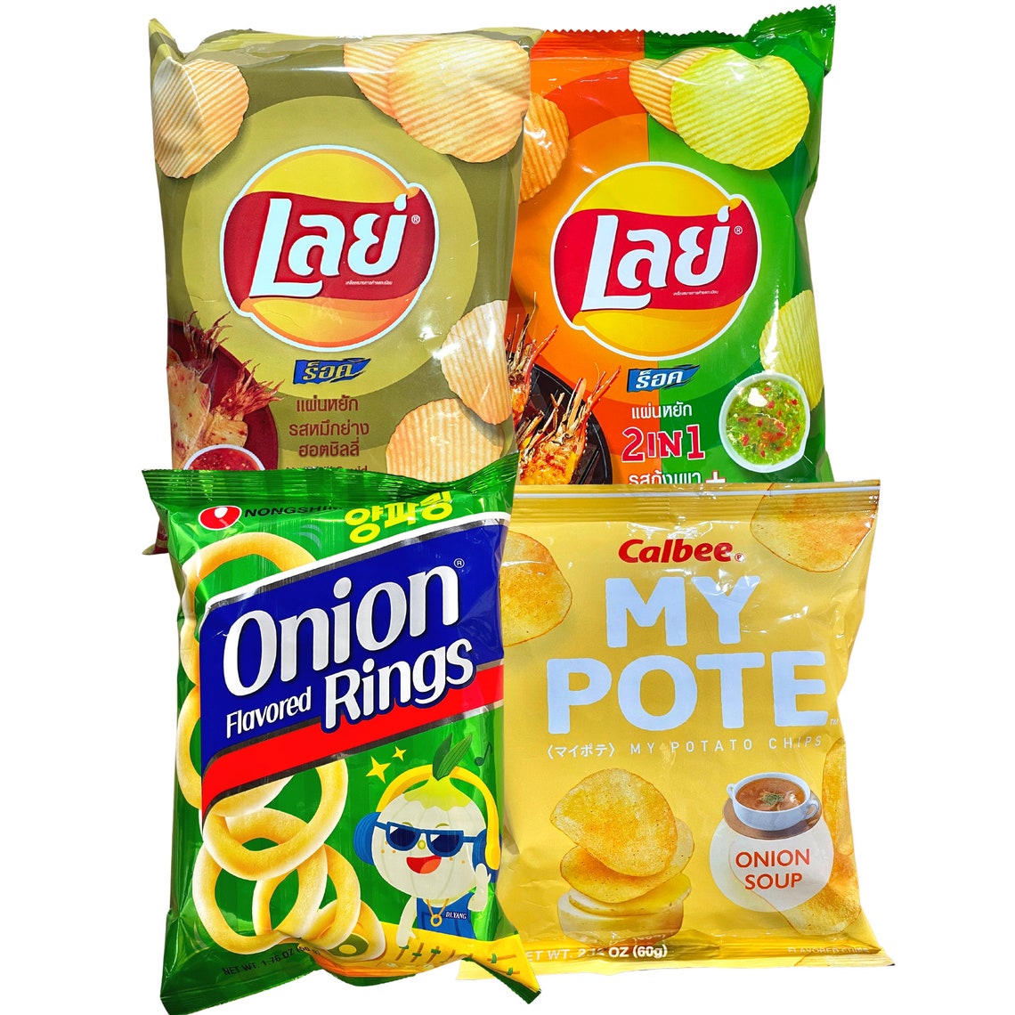 Exotic Chips Variety Pack Bundle Asian Chips Asian Snacks Etsy