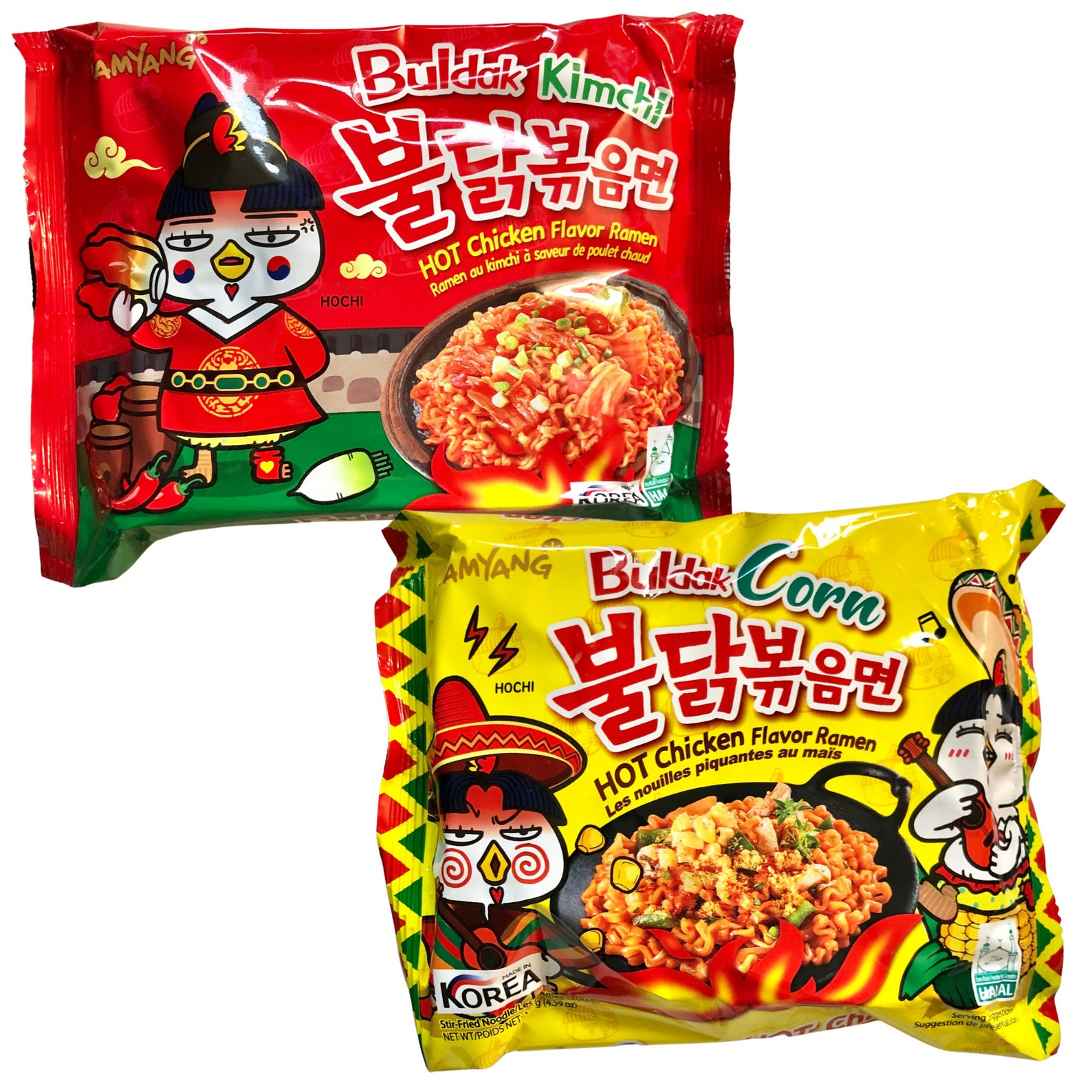 Korean Spicy Chicken Buldak Noodle Variety 5Pack 5 Etsy