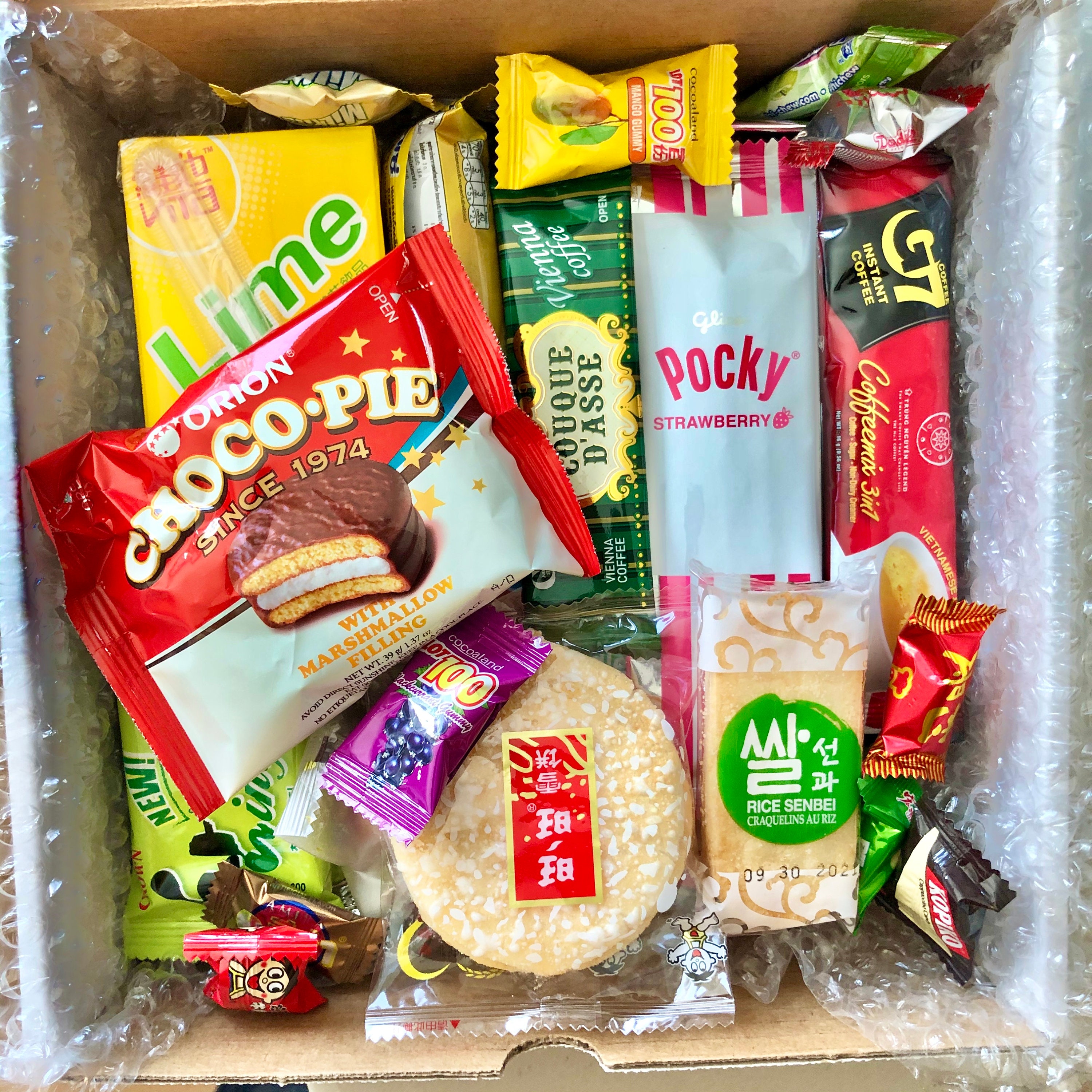 Asian Snack Box 25 Pieces w/3 FULL SIZE Assortment of Etsy