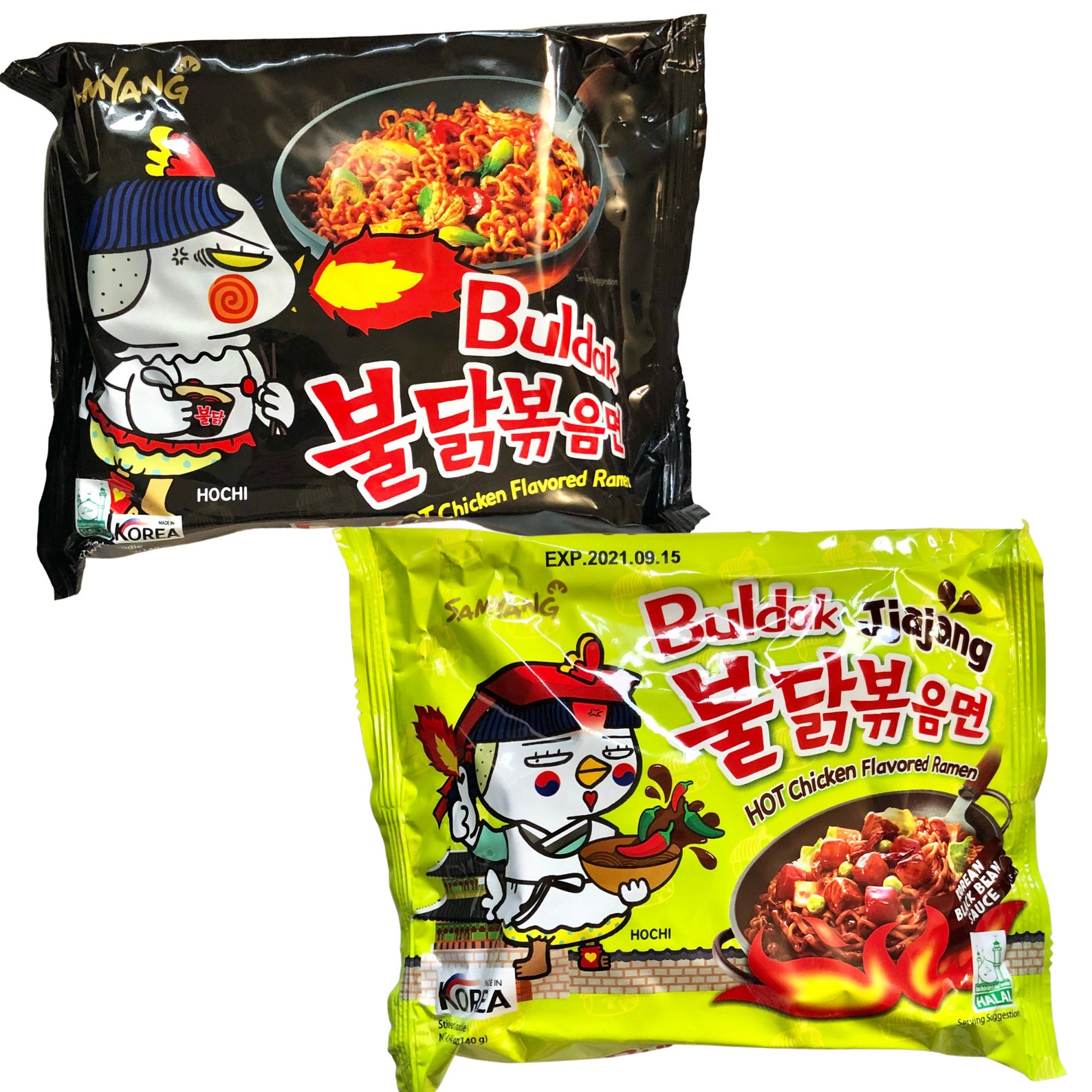 Korean Spicy Chicken Buldak Noodle Variety 5Pack 5 Etsy