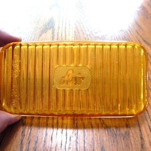 NOS Aris Odine Glass Fog Light Lens Rectangle