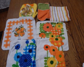 Lote de paños y toallas de cocina Canon vintage de los años 70