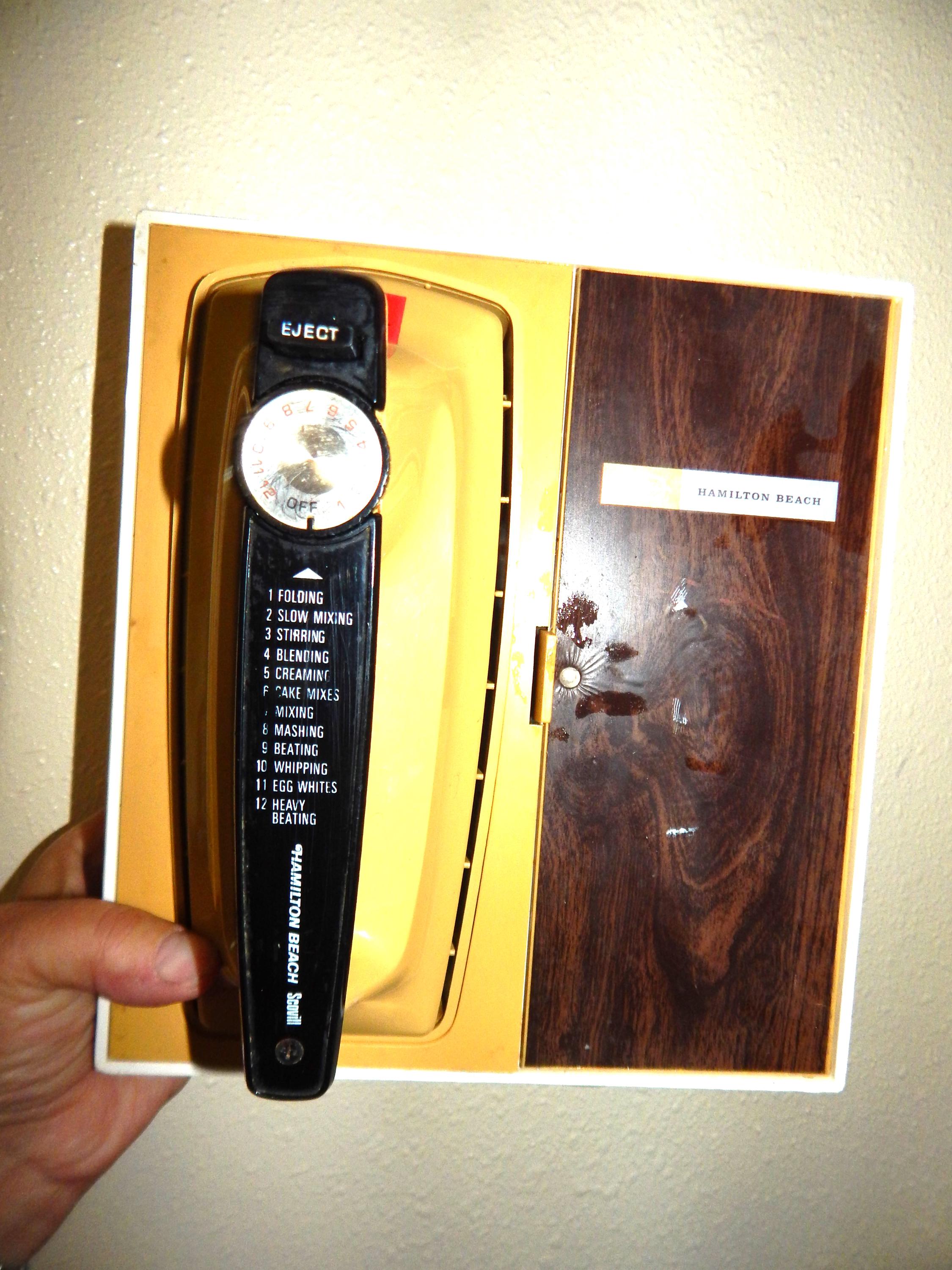 ヴィンテージ ハミルトンビーチ ハーベストゴールド 電動ハンド