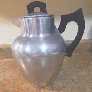 Vintage Aluminum Teapot Coffee pot Camping