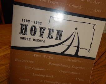 Centennial Book Hoven South Dakota 1883-1983 Soft cover 427 Pages