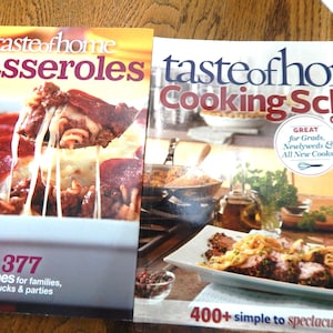 Taste of Home Cooking School Cookbook/Taste of Home Casserole Cookbook 2012