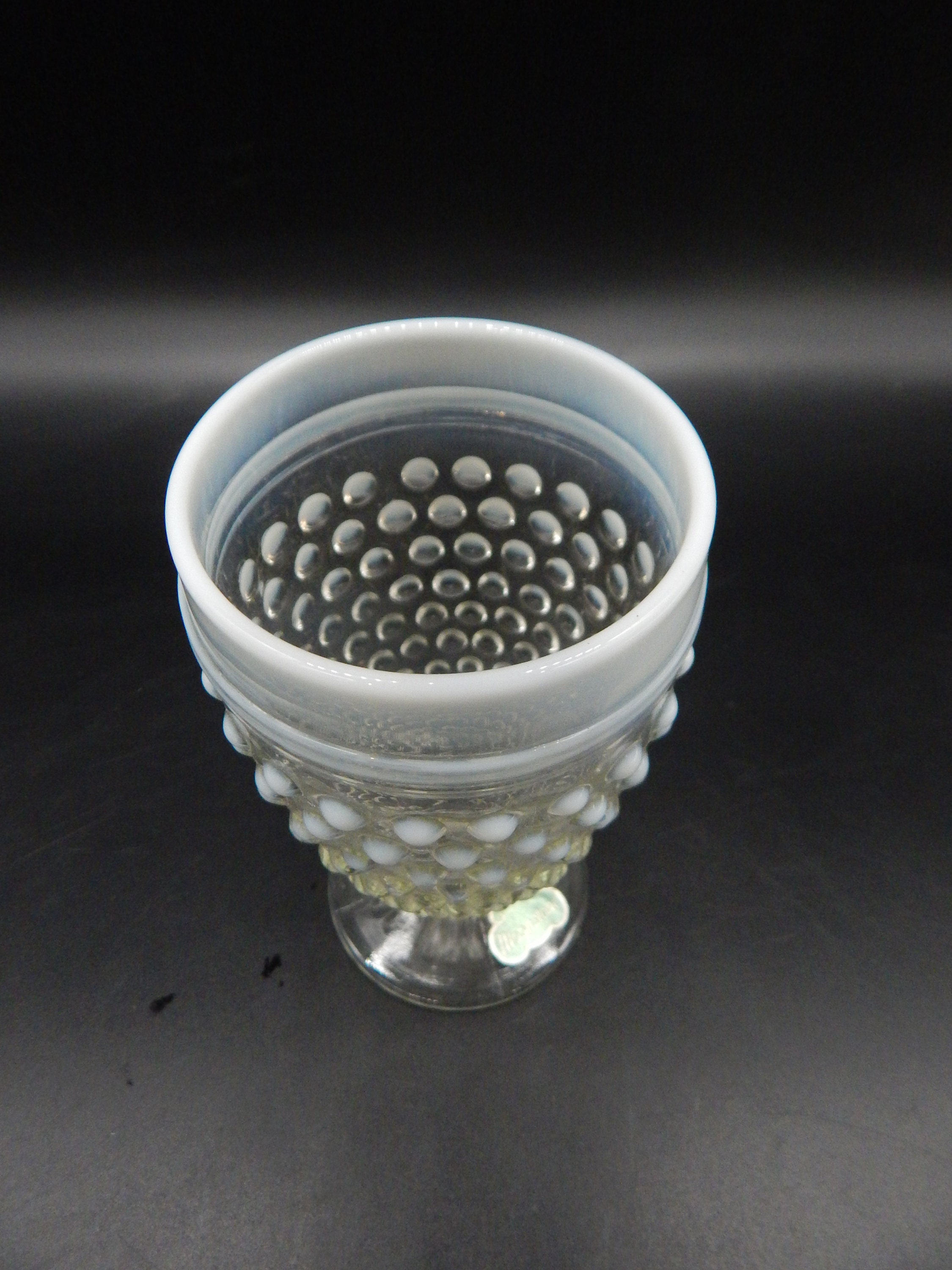 Hobnail Moonstone Opalescent Drinking Glass Anchor Hocking Drinkware - Etsy