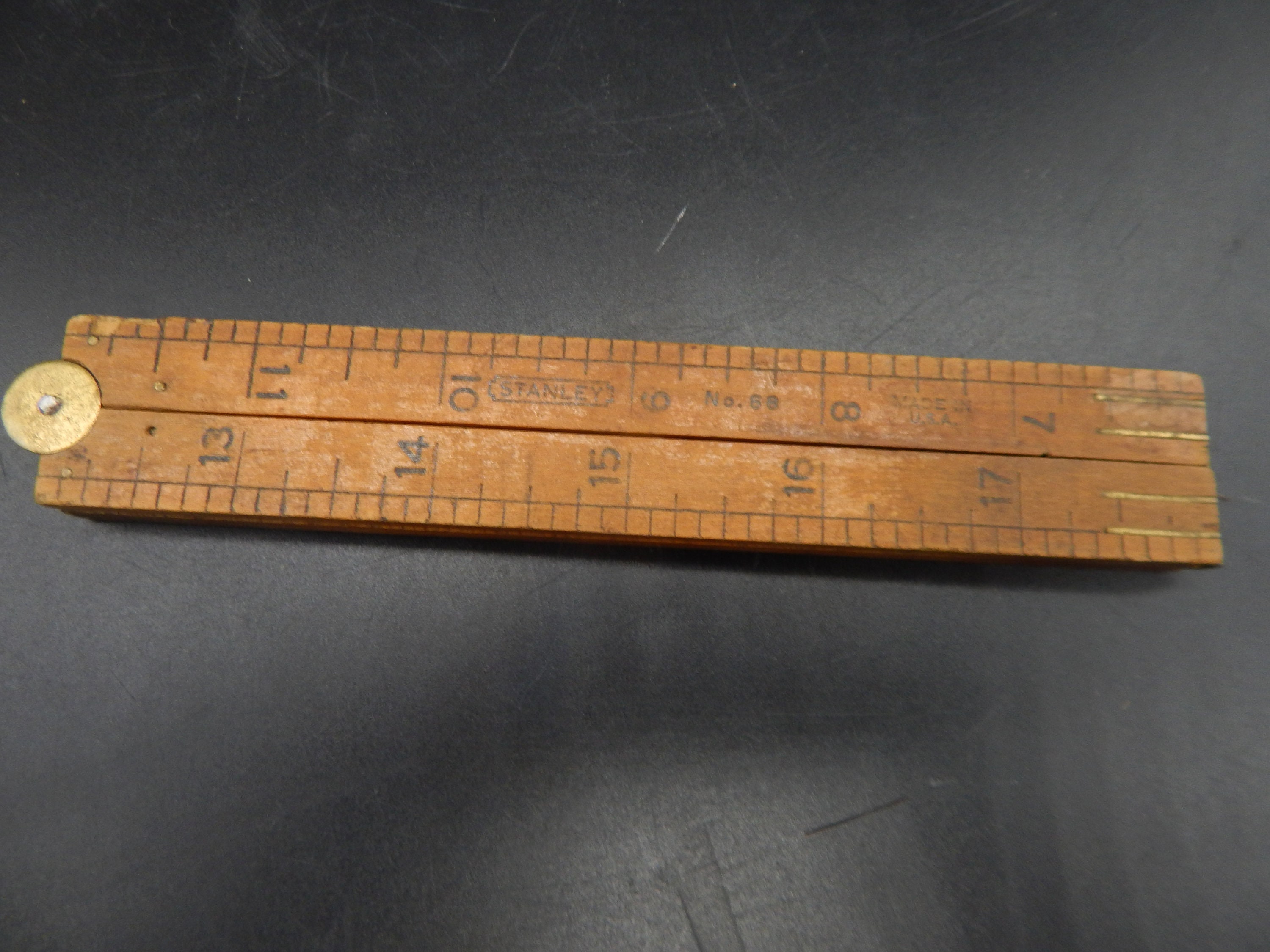 Vintage Folding Yard Stick Ruler, Wood and Metal Hinge, Made in USA  Industrial Tool, Antique Tool, Steam Punk, Stanley X226, Stanguard -   Israel
