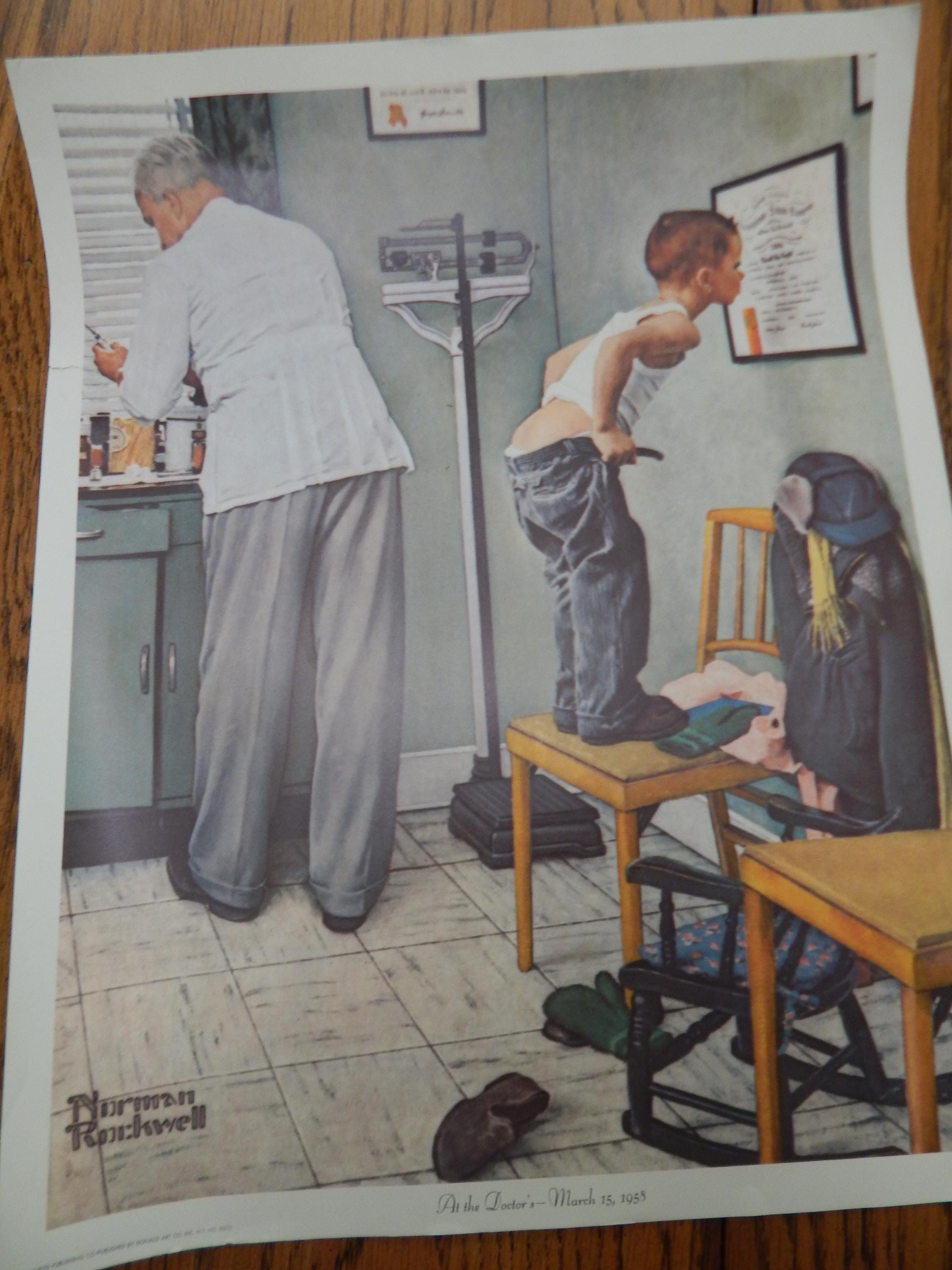 Norman rockwell doctor prints - Etsy 日本