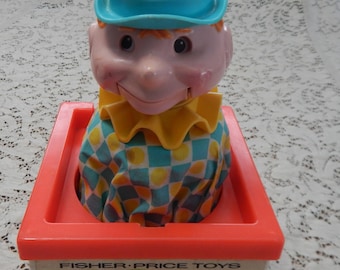 Marionetka Jack-in-the-Box Fisher-Price 1970 Model 138