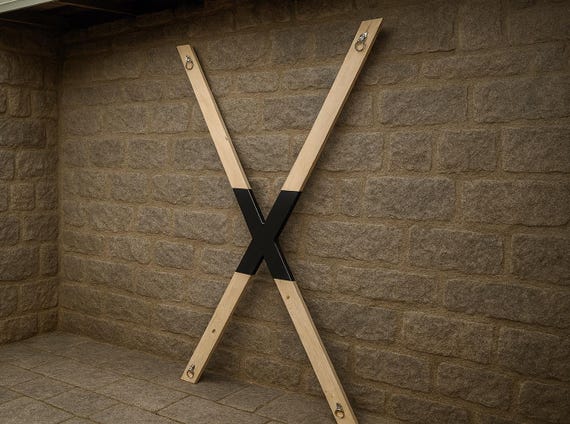 St. Andrew's Cross | Portable | Unique Design: Made of Steel and