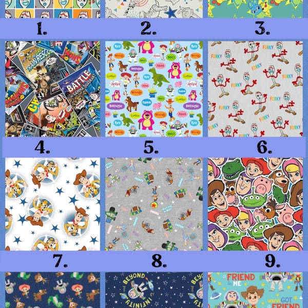 Toy Story Fabric 100% Cotton!