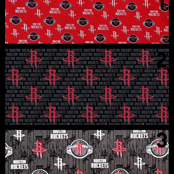 Houston Rockets Fabric 100% Cotton!