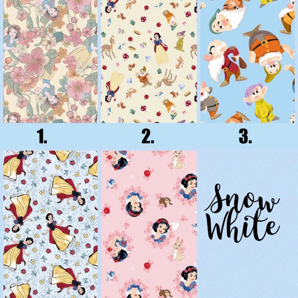 Disney Princesses Blanche-Neige et les Sept Nains 100 % coton !