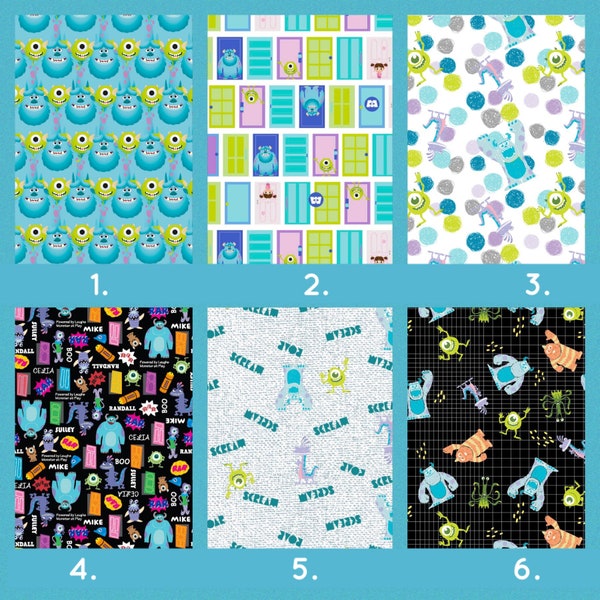 Monsters Inc Fabric 100% Cotton!