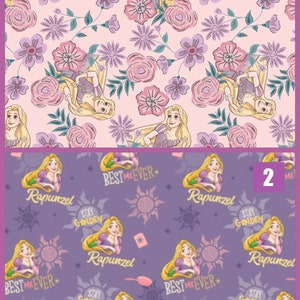 Disney Princess Rapunzel Fabric 100% Cotton!