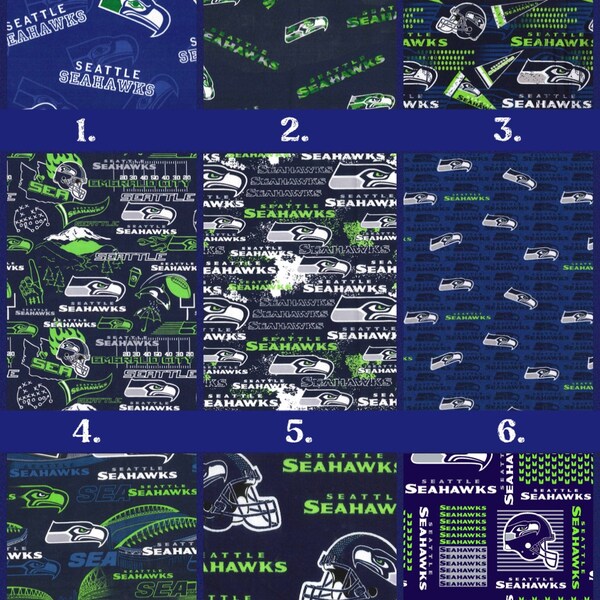 Seattle Seahawks 100% Cotton Fabric!