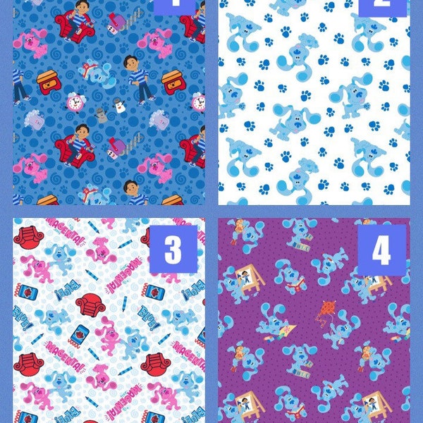 Blues Clues 100% Cotton Fabric