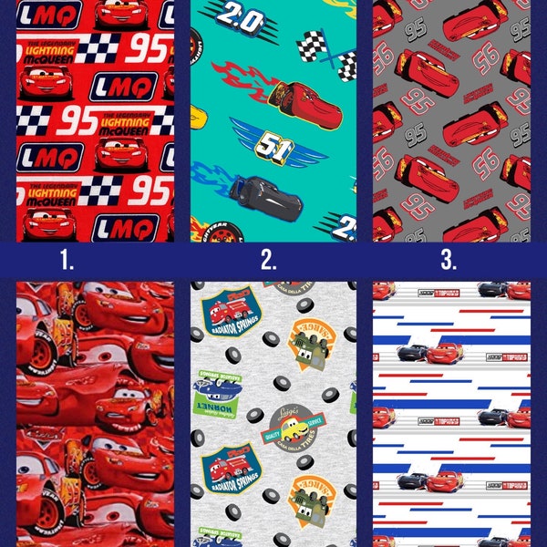 Tissu en coton Disney Pixar Cars & Lightening McQueen !