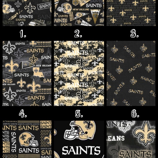 New Orleans Saints Fabric 100% Cotton!