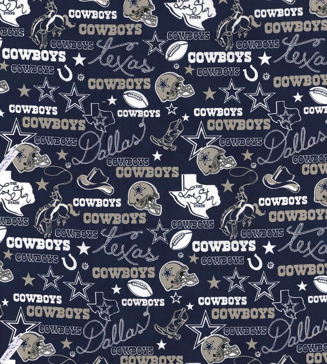 Dallas cowboys fabric 2024 by the yard