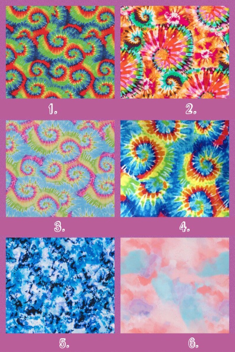 Tie Dye Fabric by the Yard Etsy