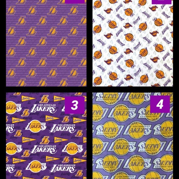 Los Angeles Lakers Fabric 100% Cotton!