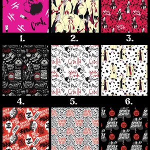 Disney Villains Cruella Fabric 100% Cotton!