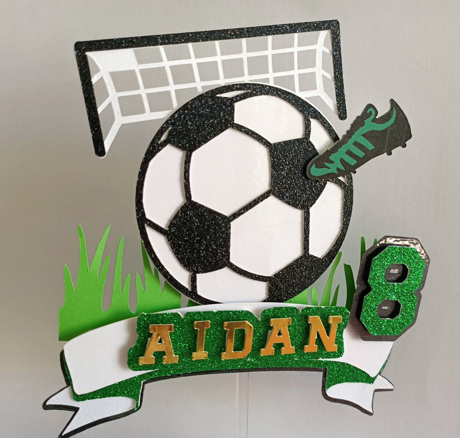 Soccer Birthday Cake Topper Soccer Party 3D Soccer Cake Etsy Australia