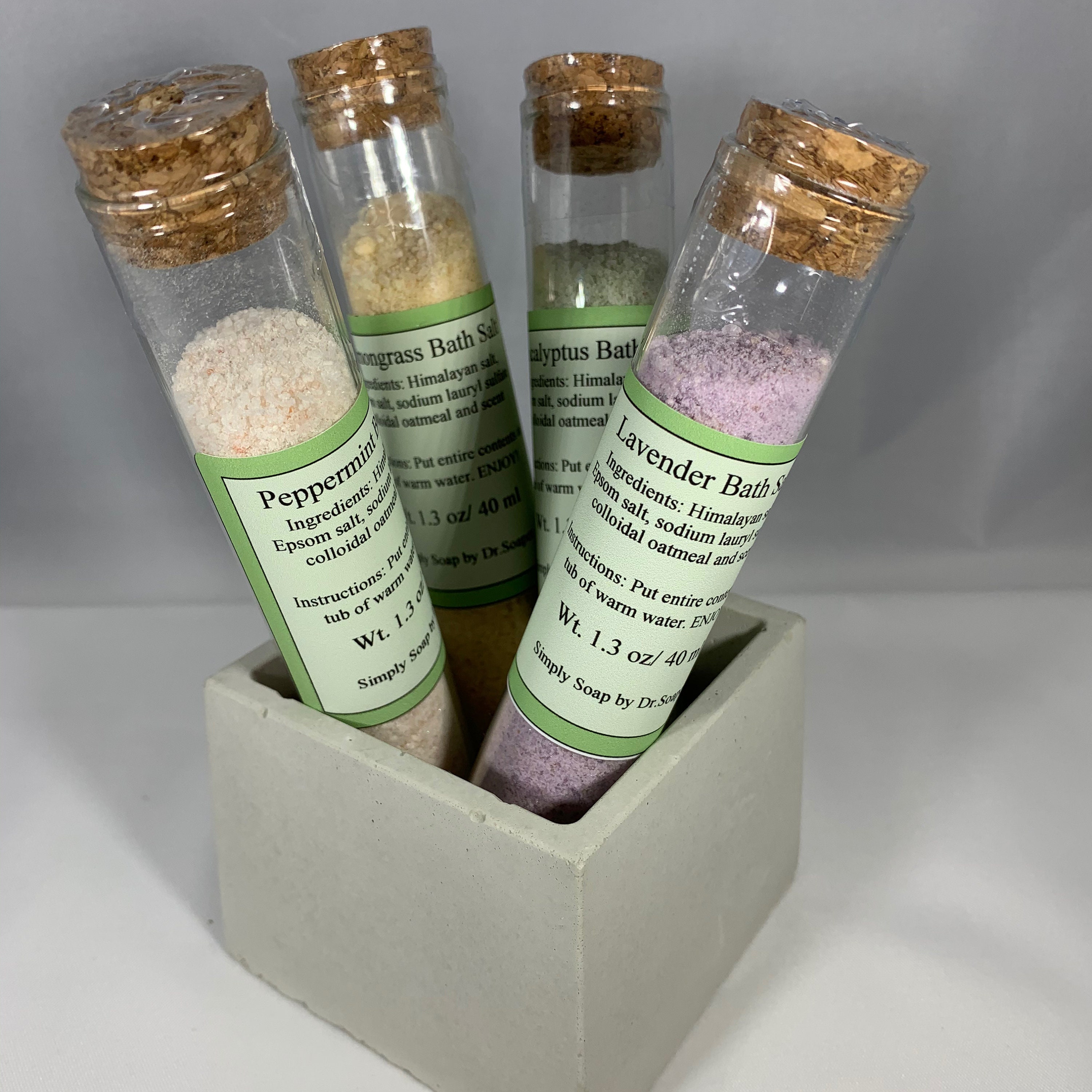 Bath Salt Gift Set Etsy