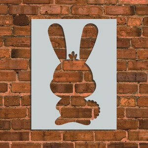 Baby Easter Bunny Stencil