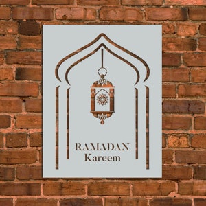 Ramadan Eid Al Fitr Stencil