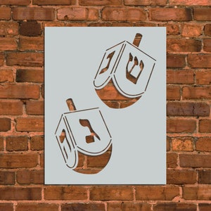 Hanukkah Dreidel Stencil