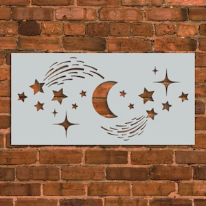 Galaxy Stars Stencil