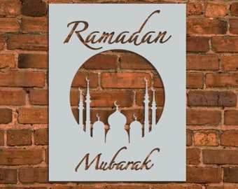 Ramadan Mubarak Stencil