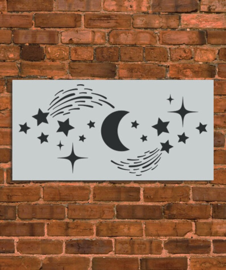 Galaxy Stars Stencil - Etsy