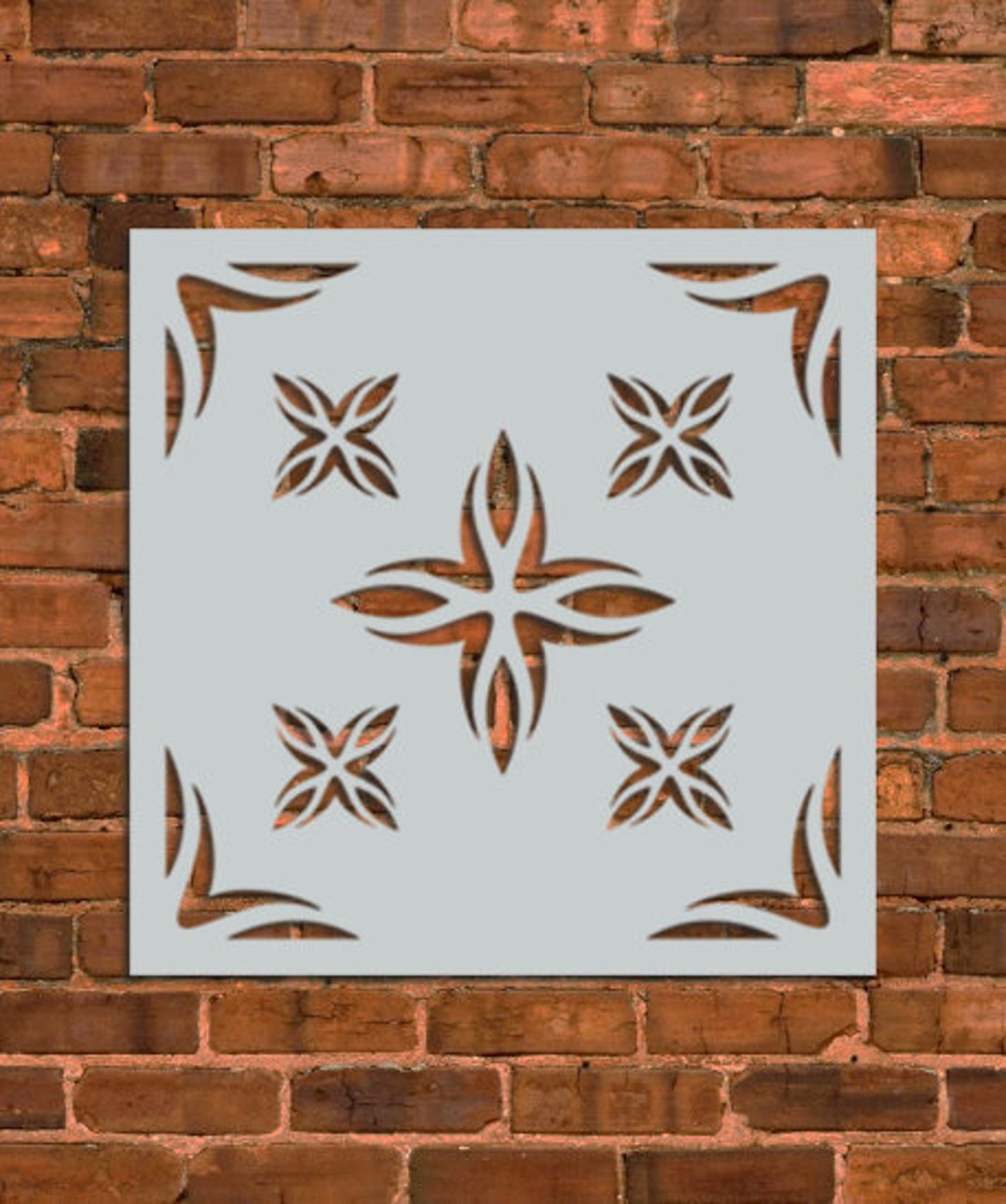 Printable Star Pattern Stencil