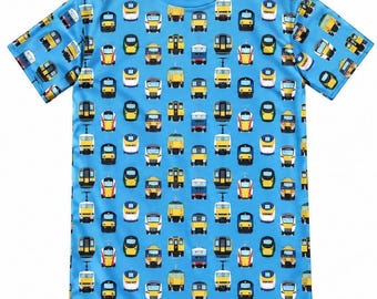 Kid's Modal Cotton T-Shirts: Electric Locomotives / Electric Trains