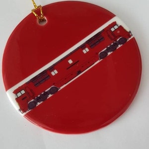 Class 52 D1016 Western Gladiator Locomotive in maroon Christmas Decoration, Ornament (Bauble)
