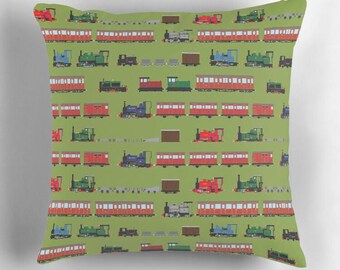 Velvet Cushion Cover - Talyllyn Railway 75 Years of Preserved Railways