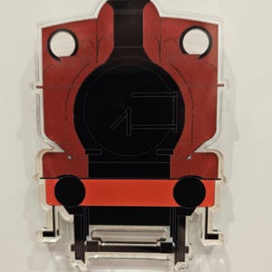 75mm Acrylic Train Locomotive Magnet - London Transport Pannier Tank Steam Engine