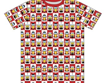 Kid's Modal Cotton T-Shirts: LNER Trains - Class 800 Azuma and Class 91 Locomotive