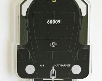 75mm Acrylic Train Locomotive Magnet - LNER A4 60009 'Union of South Africa' in British Railways green