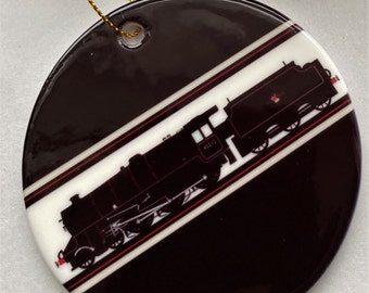 Stanier Black Five Ornament, Jacobite Steam Train, Christmas Ornament, Decoration, Locomotive, British Railways, LMS