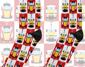 LNER Class 800 'Azuma' and Class 91 Train Cotton Socks