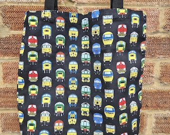 British Rail Diesel Locomotives Trains Print - Cotton Tote Bag 35 cm x 45cm