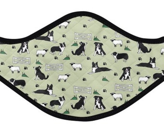 Highland Terrier, Collie Dog, Animals, cats, sheep, farm, kids masks, face coverings, Australian kangaroo, sphynx comfortable fit koala
