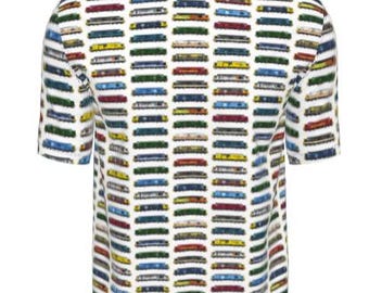 British Rail Class 37 diesel modal cotton teen tshirt - trains and locomotives