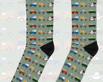 Land Rover Series 3 Cotton Socks, British 4x4 off-road motoring icon